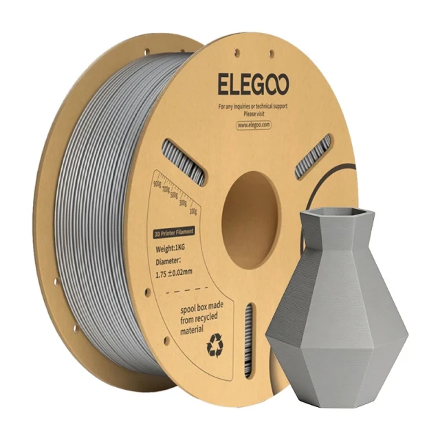 Філамент ELEGOO PLA+ Star Gray (50.203.0163)