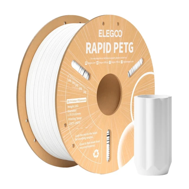 Філамент Rapid PETG Elegoo White (50.203.0217)