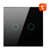 Вимикач світла Wi-Fi AVATTO TS02-EU-B2 2-кнопки Black (6976037360322)
