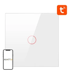Вимикач світла AVATTO ZTS02-EU-W1 ZigBee 1-канальний White