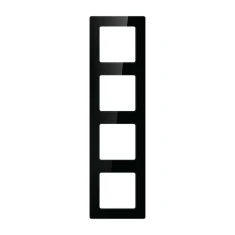 Рамка AVATTO N-TS10-Frame-B4 чотиримісна Black (6976037361046)