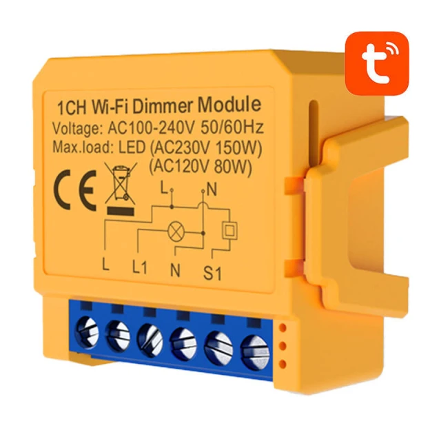 Реле AVATTO DMS16-2 Wi-Fi 2-канальне Tuya (6976037361251)