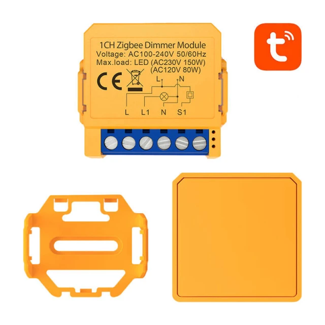 Реле Zigbee Avatto ZDMS16-2 Tuya (6976037361275)