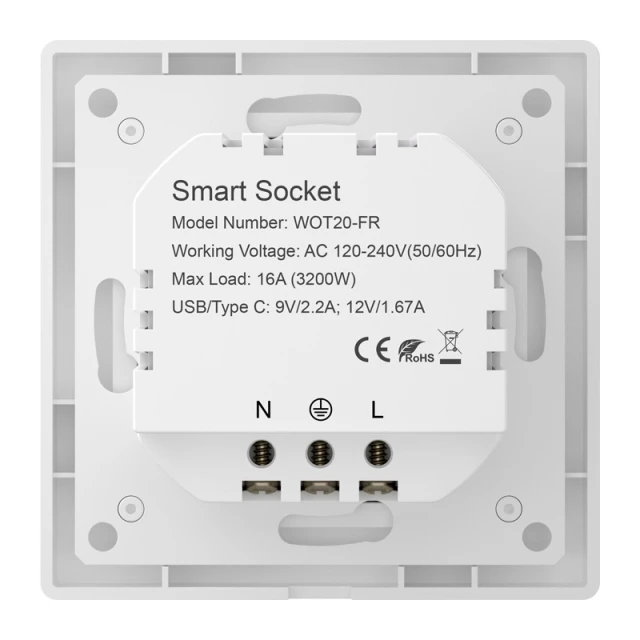Умная розетка AVATTO WOT20-FR (6976037363262)