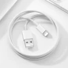 Кабель WiWU Wi-C006 USB-A to Lightning 2.4A White (6976195091328)