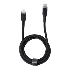 Кабель WiWU Wi-C013 USB-C to Lightning 30W 1.2m Black (6976195097160)