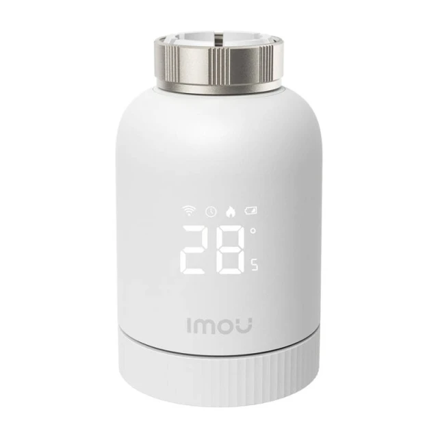 Набір термостатична головка ZigBee Imou KIT-TRV1-EU-2 з 6 адаптерами та шлюзом (6976391036826)