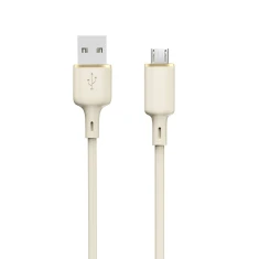 Кабель Dudao L7SM USB-A - micro USB 5A 1m Beige (6976625331031)