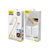 Кабель Dudao L7SE 3в1 USB-C - USB-C / Lightning / micro USB 66W 1.2m Beige (6976625331055)