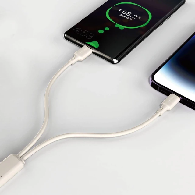 Кабель Dudao L7SCL USB-C - Lightning 30W 1m Beige (L7SCL 1M)