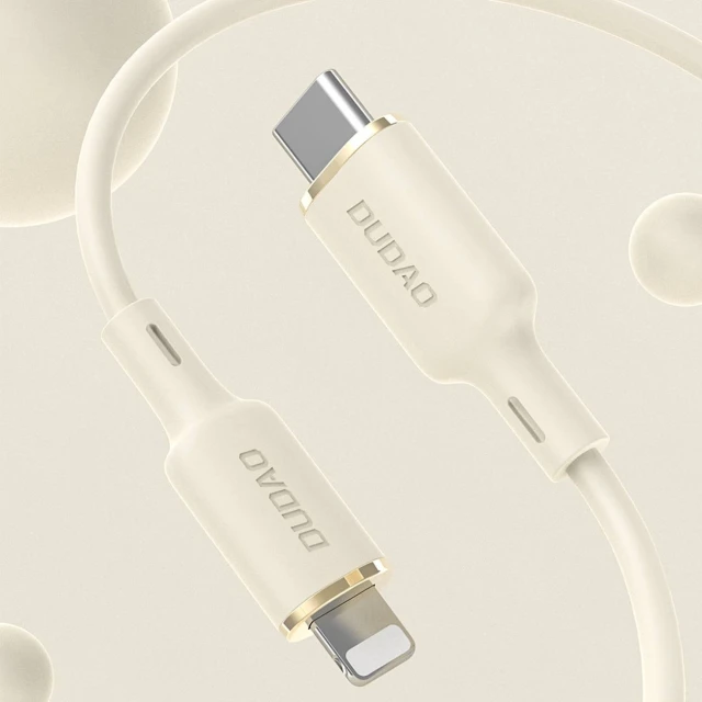Кабель Dudao L7SCL USB-C - Lightning 30W 2m Beige (L7SCL 2M)