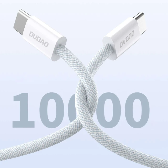 Кабель Dudao 1m PD 60W плетений USB-C to USB-C (6976625331277)