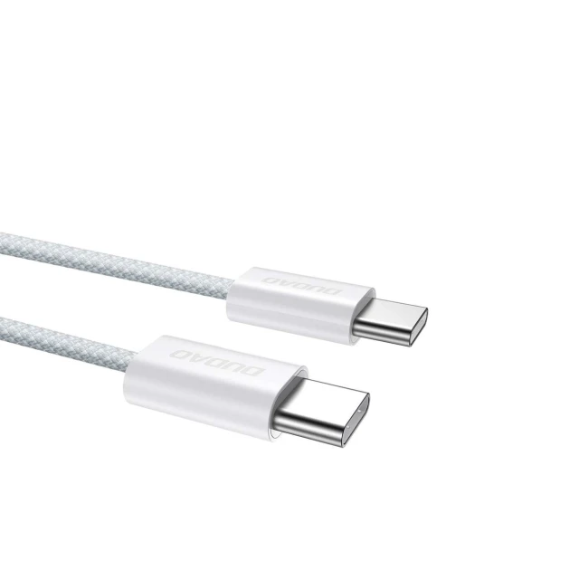 Кабель Dudao 1m PD 60W плетений USB-C to USB-C (6976625331277)
