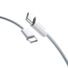 Кабель Dudao 2m PD 60W плетений USB-C to USB-C (6976625331550)