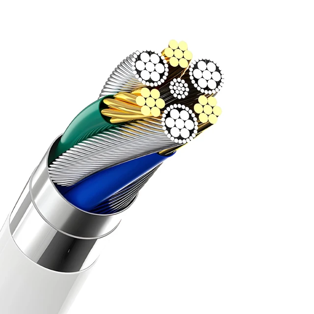 Зарядний пристрій Dudao A4EU USB-A 2.1A White + кабель USB-A - micro USB (6976625331970)