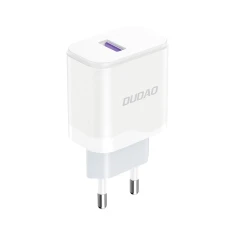 Сетевое зарядное устройство Dudao A20EU USB-A 18W White + кабель USB-A - micro USB (6976625331994)