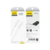 Кабель Dudao L4C USB-C / USB-C 30W 2m White (L4C 2m)