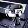 Трансмітер Dudao R2PRO+ з портами заряджання PD25W Bluetooth 5.3 RGB Black Silver (6976625332458)