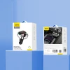 Трансмітер Dudao R2PRO+ з портами заряджання PD25W Bluetooth 5.3 RGB Black Silver (6976625332458)