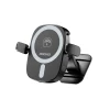 Автотримач Dudao FW11 з бездротовою зарядкою 15W Black (6976625332663)