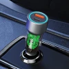 Автозарядка Dudao R4T 30W USB-A / USB-C Grey (6976625332687)