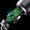 Автозарядка Dudao R4T 30W USB-A / USB-C Grey (6976625332687)