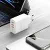 Зарядний пристрій Dudao A5HEU 3x USB-A 1x USB-C PD20W White (A5HEU_upgrade)