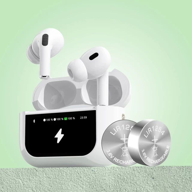 Навушники Dudao U19 TWS Bluetooth 5.3 з LED-дисплеєм White (6976625332724)