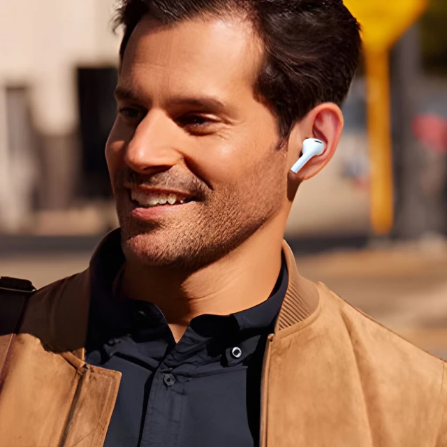 Навушники Dudao U19 TWS Bluetooth 5.3 з LED-дисплеєм White (6976625332724)