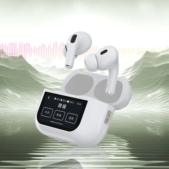 Навушники Dudao U19 TWS Bluetooth 5.3 з LED-дисплеєм White (6976625332724)