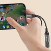 Адаптер Dudao L13C+ 2в1 USB-C Grey (L13C+)