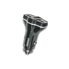 Зарядка автомобильная Dudao R78 78W USB-C PD / 2xUSB-A QC Black (6976625332953)