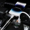 Зарядка автомобільна Dudao R78 78W USB-C PD / 2xUSB-A QC Black (6976625332953)