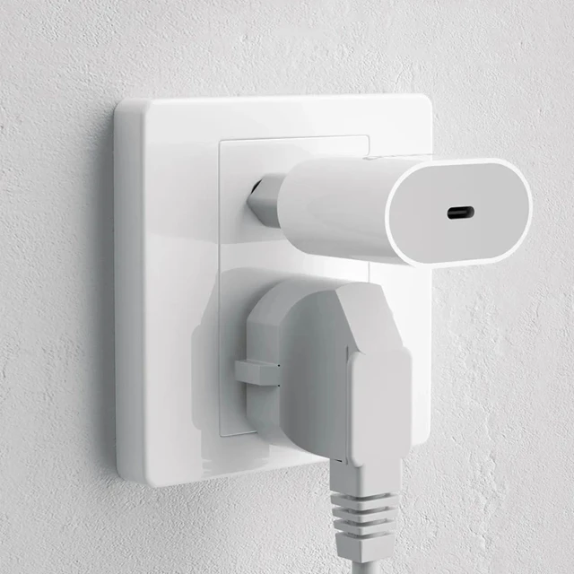 Зарядка мережева Dudao A14EUC PD 20W USB-C з кабелем White (6976625332984)