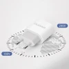 Зарядка мережева Dudao A14EUC PD 20W USB-C з кабелем White (6976625332984)