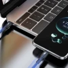 Кабель Dudao L3CC USB-C - USB-C 60W 2m Black (6976625333066)