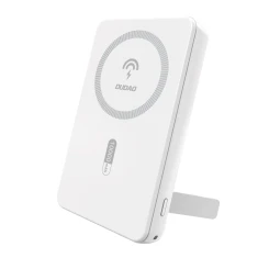 Powerbank Dudao K14S+ 10000mAh 20W USB-A / USB-C з підставкою White with MagSafe (6976625333097)