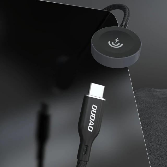 Бездротова зарядка Dudao A12C для Apple Watch 1.2m Black (6976625333509)