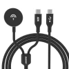 Зарядка 2 в 1 Dudao A12MaxC PD60W для Apple Watch / USB-C Black (6976625333516)