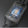 Кабель з зарядкою Dudao A12Max+ PD 100W 3в1: USB-C Lightning 1.2м Black (6976625333523)
