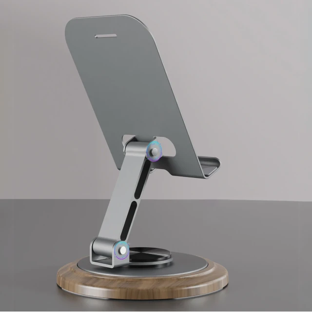 Підставка для телефону Dudao F17M 360° металева Grey (6976625333837)
