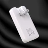 Зарядний пристрій GaN Dudao A65Q 65W USB-A / USB-C PD ультратонкий White (6976625333851)