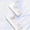 Зарядний пристрій GaN Dudao A65Q 65W USB-A / USB-C PD ультратонкий White (6976625333851)