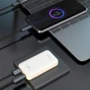 Зарядний пристрій GaN Dudao A65Q 65W USB-A / USB-C PD ультратонкий White (6976625333851)