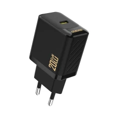 Зарядний пристрій Dudao A26 PD20W GaN USB-C Black (6976625334063)