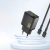 Зарядний пристрій Dudao A26 PD20W GaN USB-C Black (6976625334063)