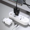 Зарядний пристрій Dudao A26 PD20W GaN USB-C Black (6976625334063)