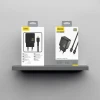 Мережевий зарядний пристрій Dudao A26LEU PD 20W GaN USB-C з кабелем USB-C - Lightning чорний (6976625334070)
