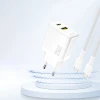 Зарядное устройство Dudao A26T GaN 25W USB-A USB-C White (6976625334087)