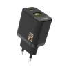 Зарядний пристрій Dudao A26T GaN 25W USB-A USB-C Black (6976625334100)